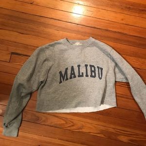 Comfy cropped Brandy sweater